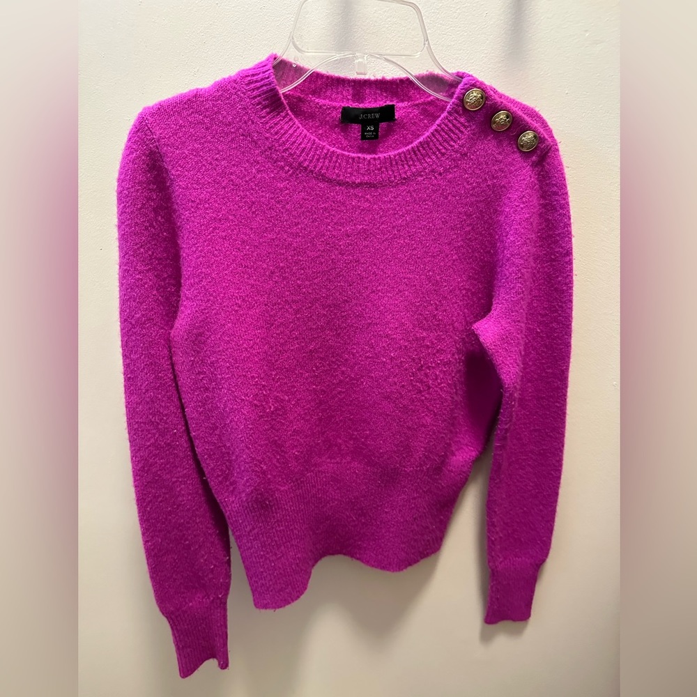 J. Crew fuschia sweater